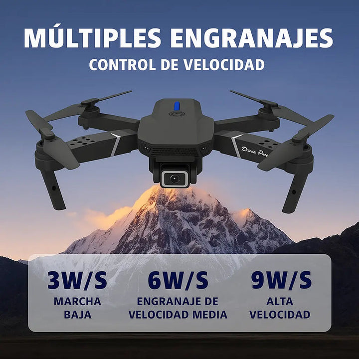 Dron Doble Cámara 4K UltraFly + 2 Baterías Adicionales y Estuche [ÚLTIMAS UNIDADES]